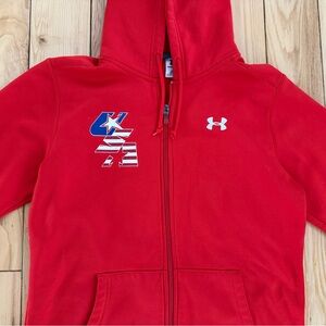 Under Armour Women’s USA Red Zip-Up Hoodie